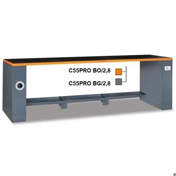 C55PRO BO/2,8 BANCO DA LAVORO RSC55 DA 2,8 METRI ORANGE BETA UTENSILI 055000271