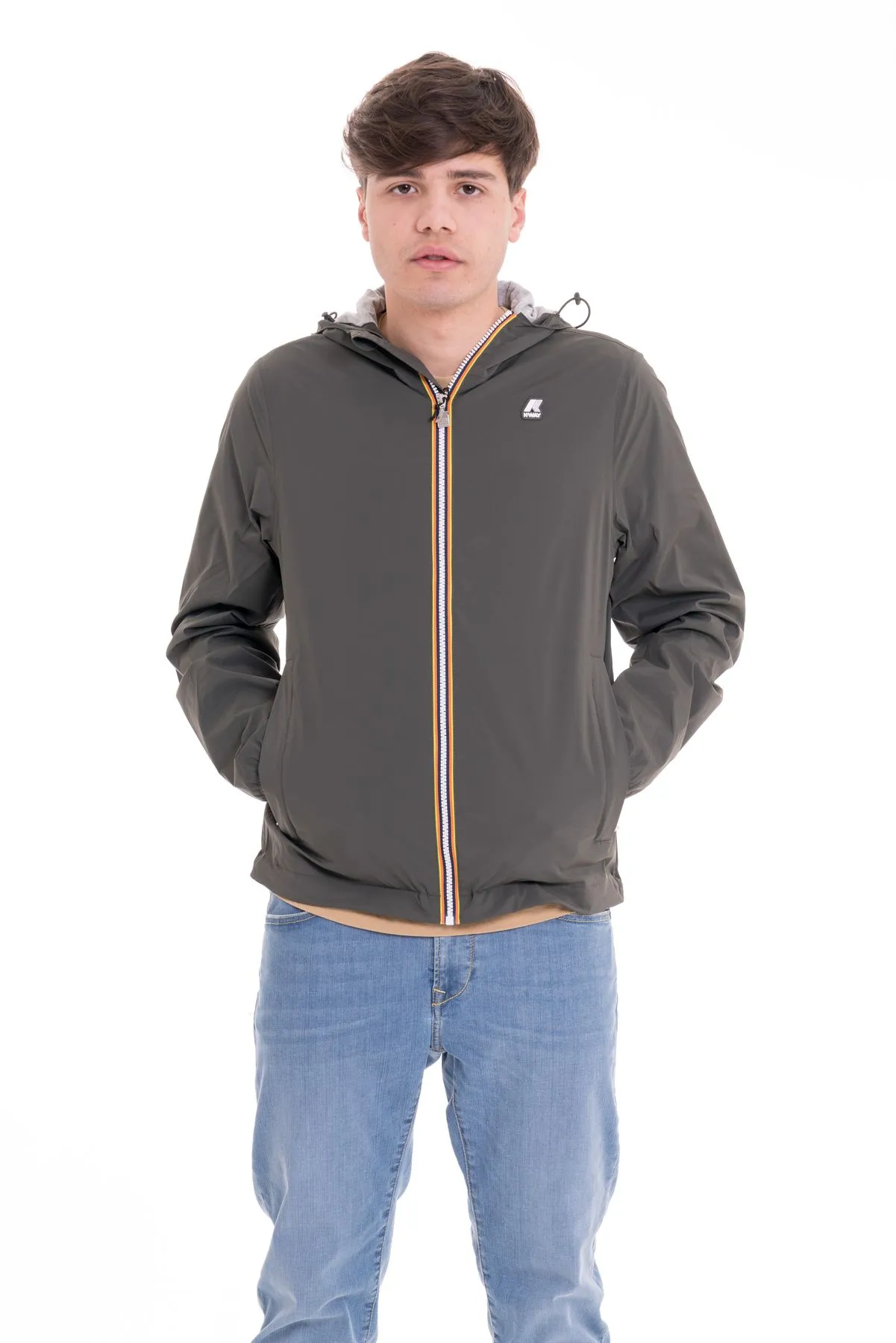 K-way  ---------    ------------ giubbotto* m jack stretch nylon jersey