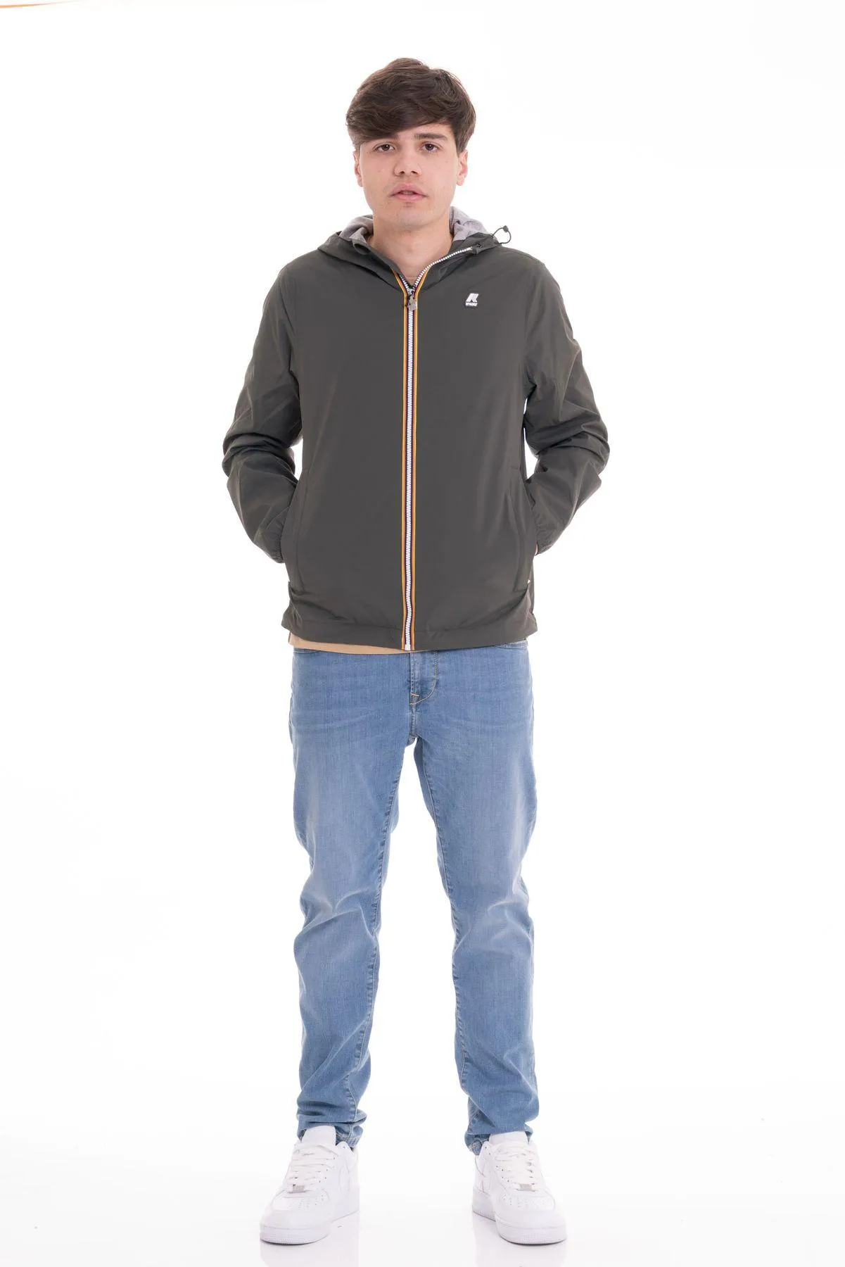 K-way  ---------    ------------ giubbotto* m jack stretch nylon jersey