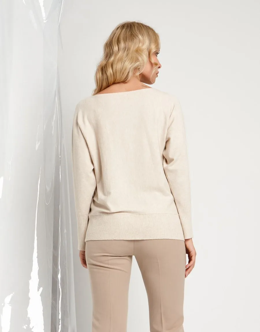 Maglia con dettagli in strass