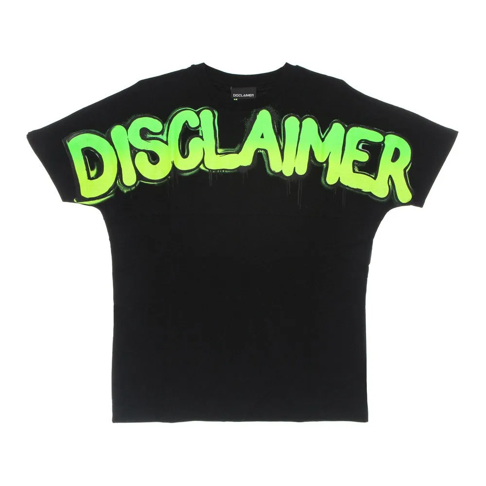 Maglietta Uomo Big Logo Tee Black/fluo Yellow