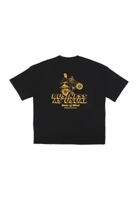 Maglietta Uomo Business As Usual Black