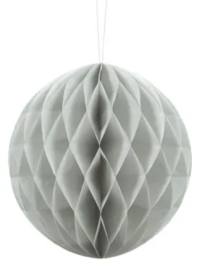 Palla a nido d'ape grigio chiaro 20 cm