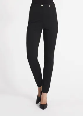 Pantaloni super skinny a vita alta