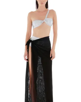 Pareo Alexandra mesh nero