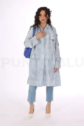PEUTEREY | IMPERMEABILE LUNGO IN FANTASIA KAKI - Punto Blu