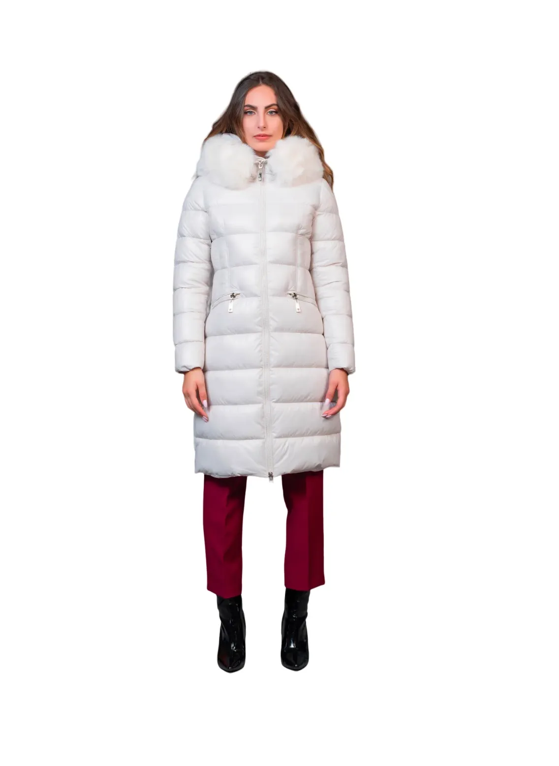 Sarah Chole  ---------    ------------ Giubbotto lungo con cerniera - donna