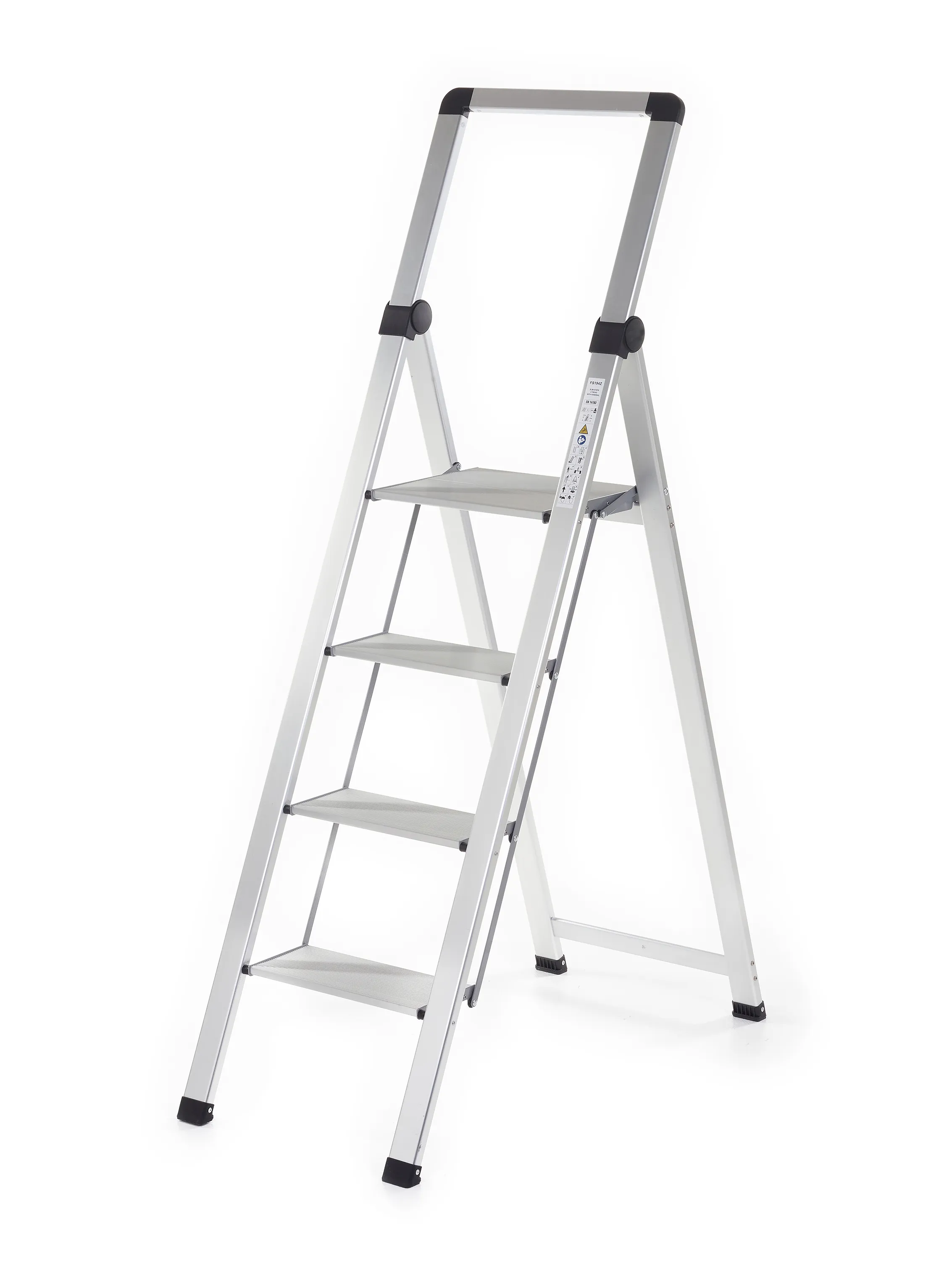 Scaletta RS PRO in Alluminio, 4 gradini, alt. piattaforma 1510mm