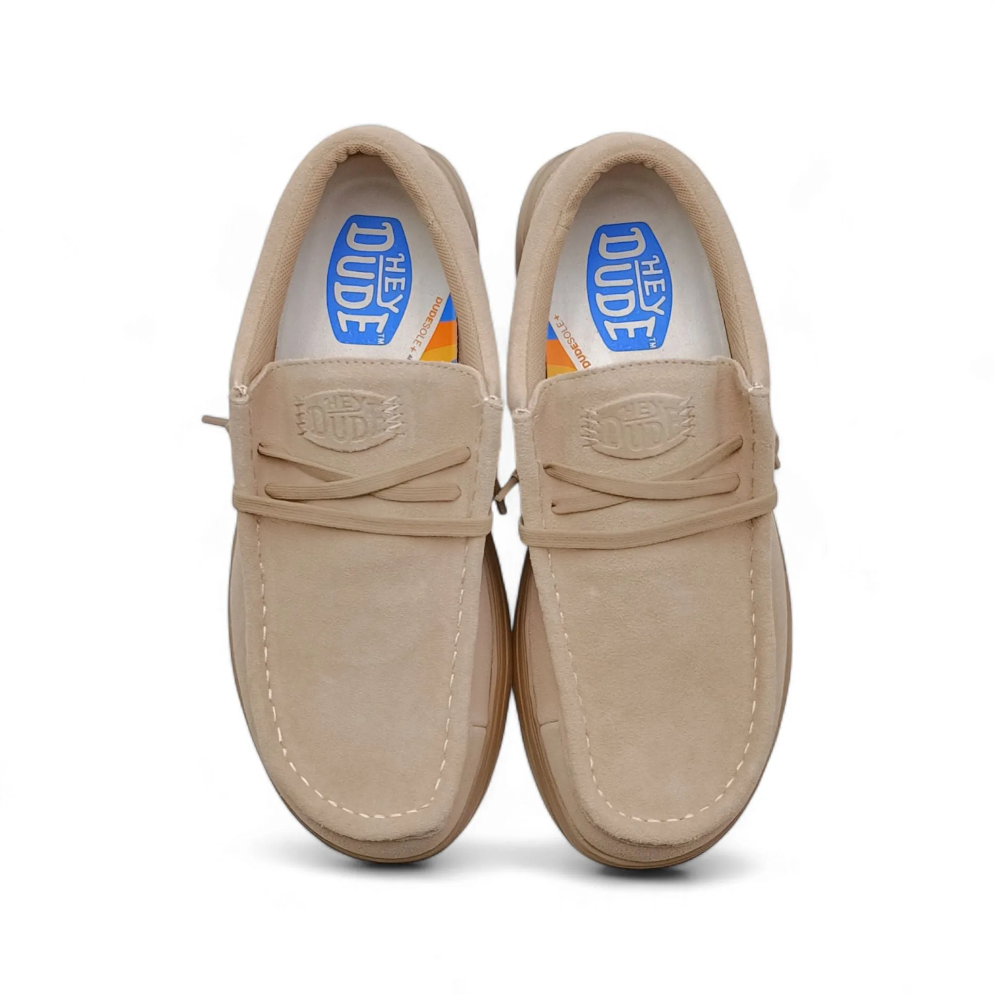 Scarpa Uomo Hey Dude 41975/265 wally xtra suede tan