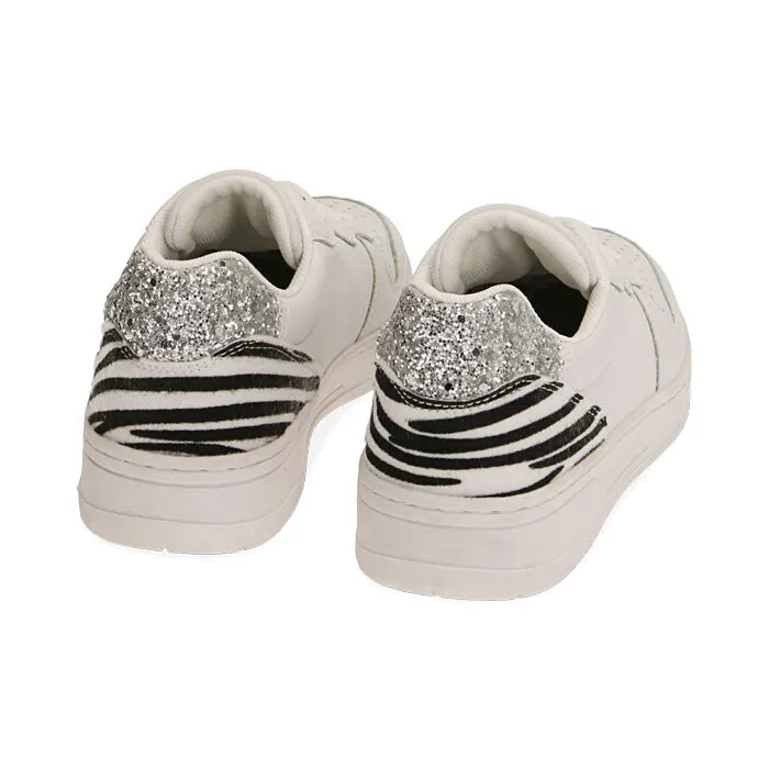 Sneakers bianco/argento